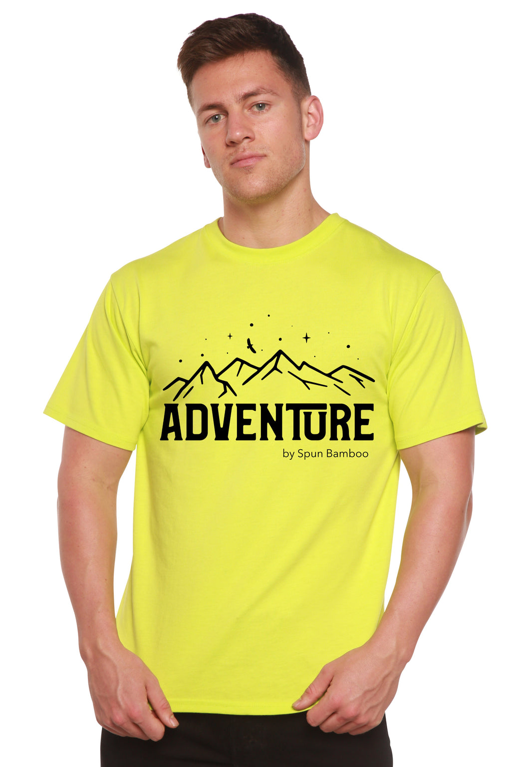 Adventure Printed Men's Bamboo Viscose/Organic Cotton Short Sleeve T-Shirt - The7Letter