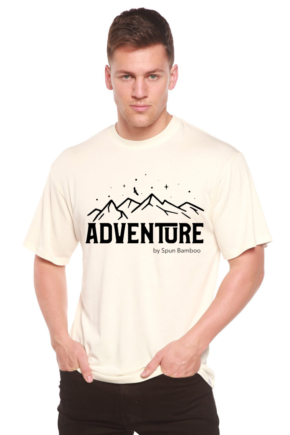 Adventure Printed Men's Bamboo Viscose/Organic Cotton Short Sleeve T-Shirt - The7Letter