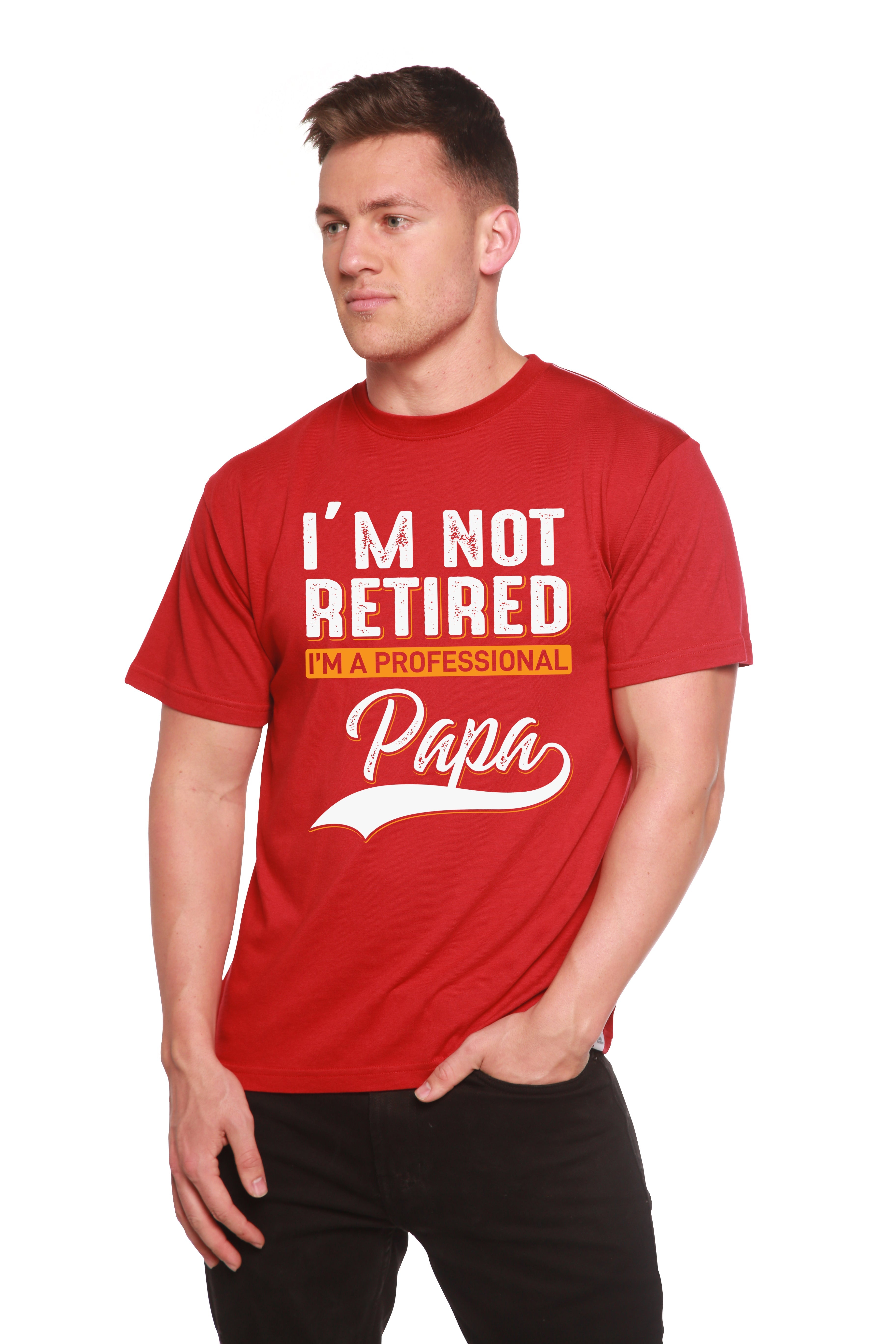 I'm not Retired Men's Bamboo Viscose/Organic Cotton Short Sleeve Graphic T-Shirt - The7Letter