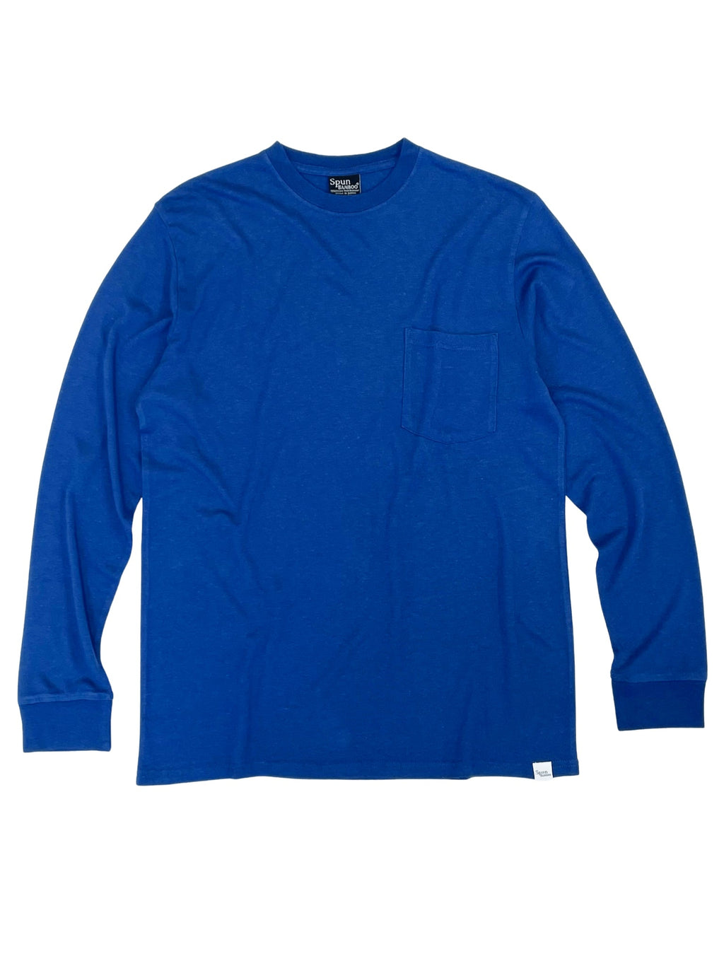 New Men's Bamboo Viscose/Organic Cotton Long Sleeve T-Shirt with Pocket - The7Letter