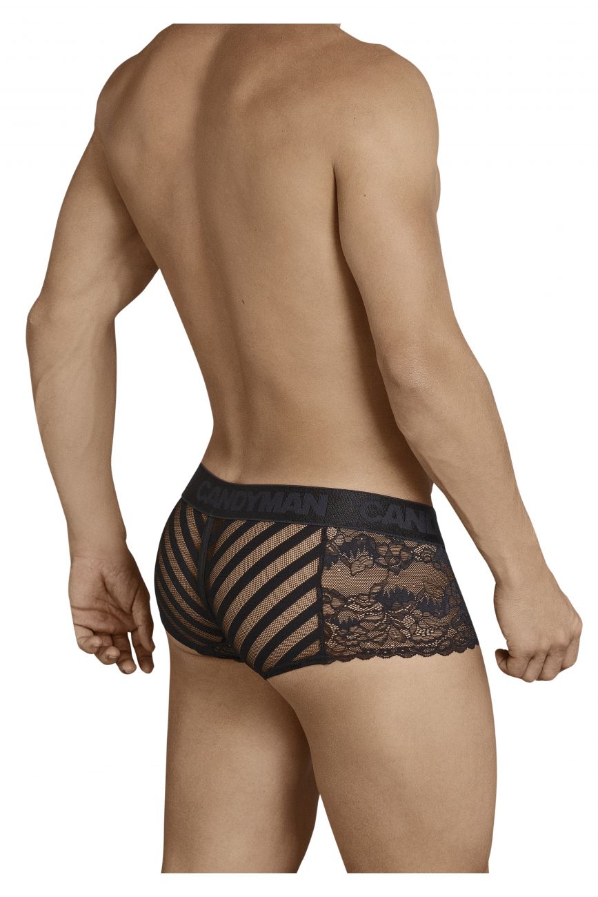 Caleçon Boxer CandyMan 99393, couleur noire