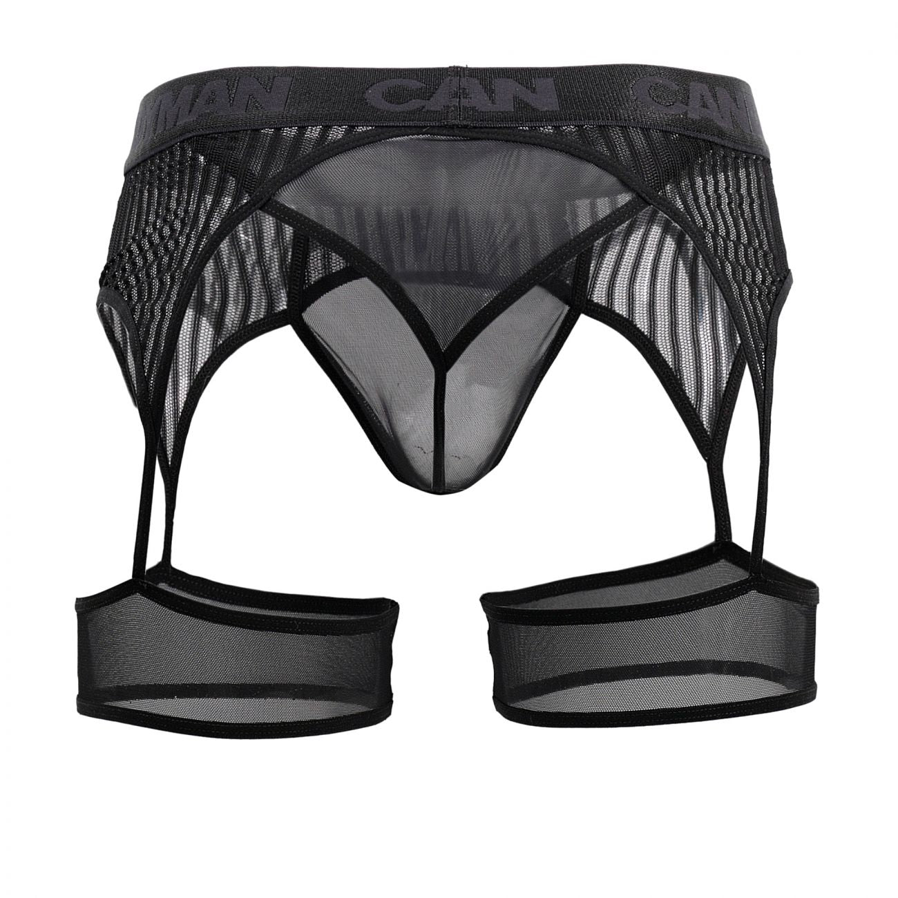 CandyMan 99403 Lanières Gaine-Culotte String Couleur Noir
