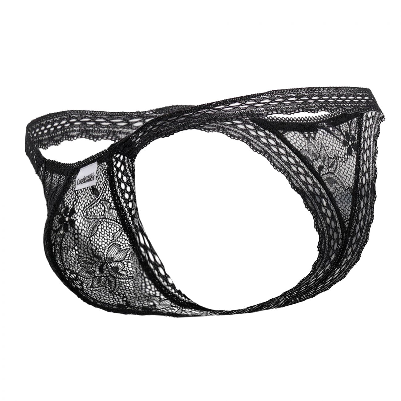 CandyMan 99420 Strings en dentelle doublée Couleur Noir