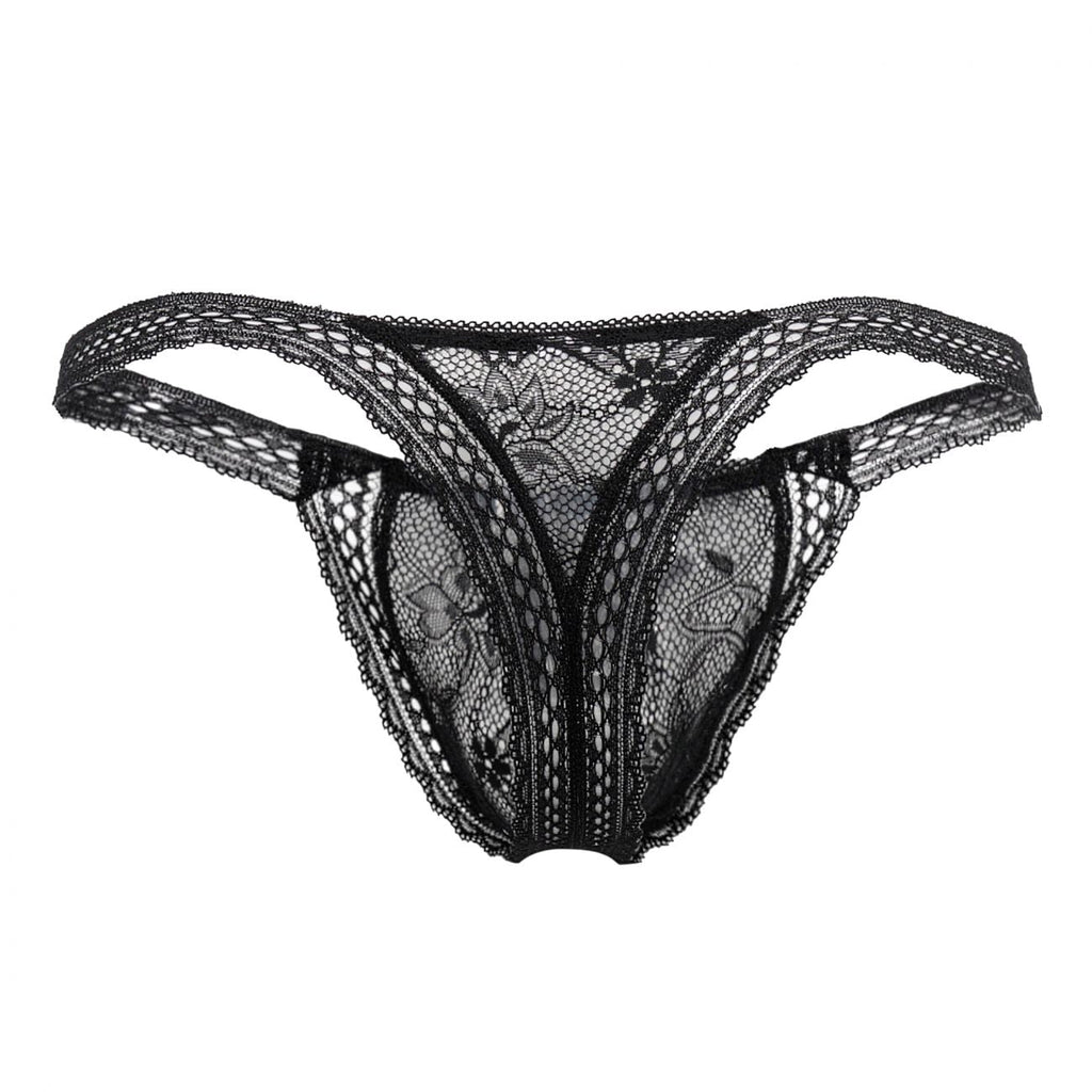 CandyMan 99420 Strings en dentelle doublée Couleur Noir