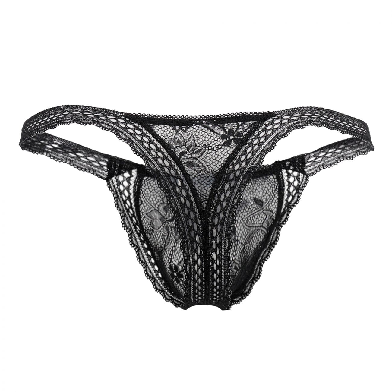 CandyMan 99420 Strings en dentelle doublée Couleur Noir