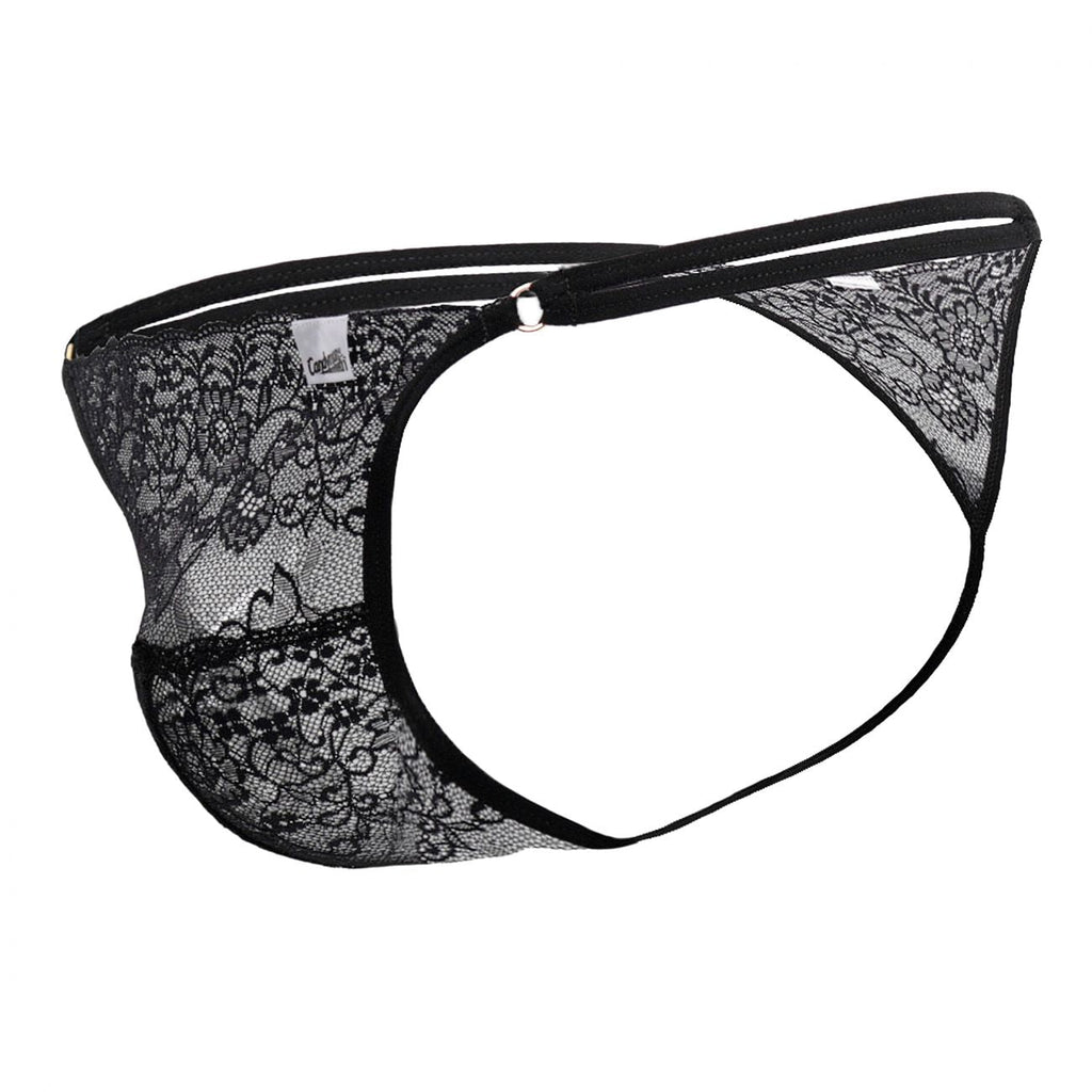 CandyMan 99421 String en dentelle couleur noire