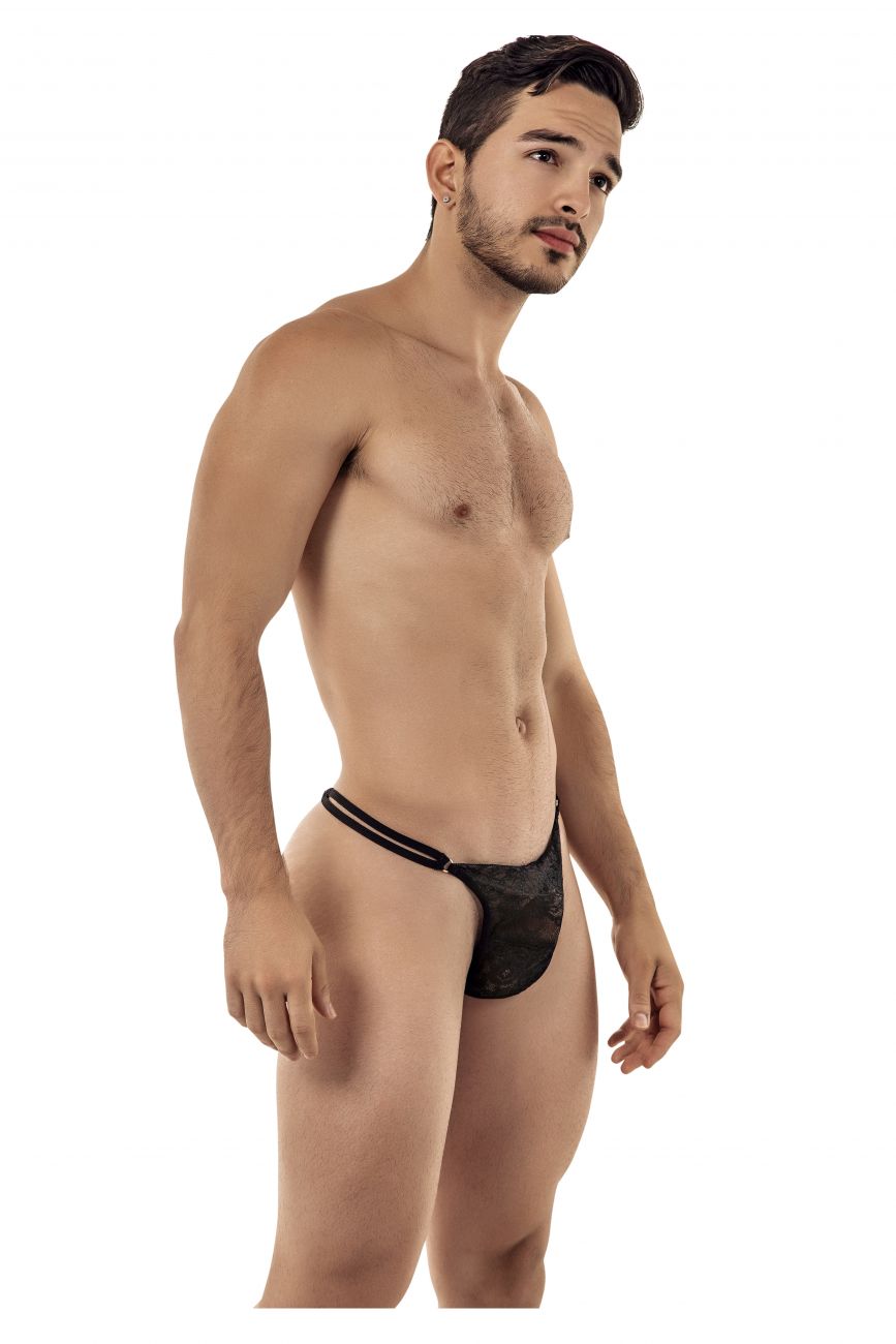 CandyMan 99421 String en dentelle couleur noire