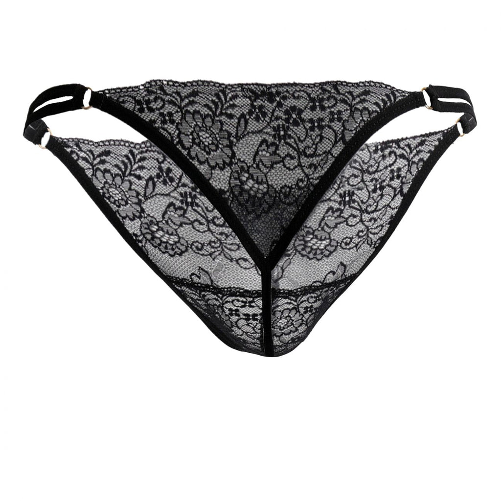 CandyMan 99421 String en dentelle couleur noire