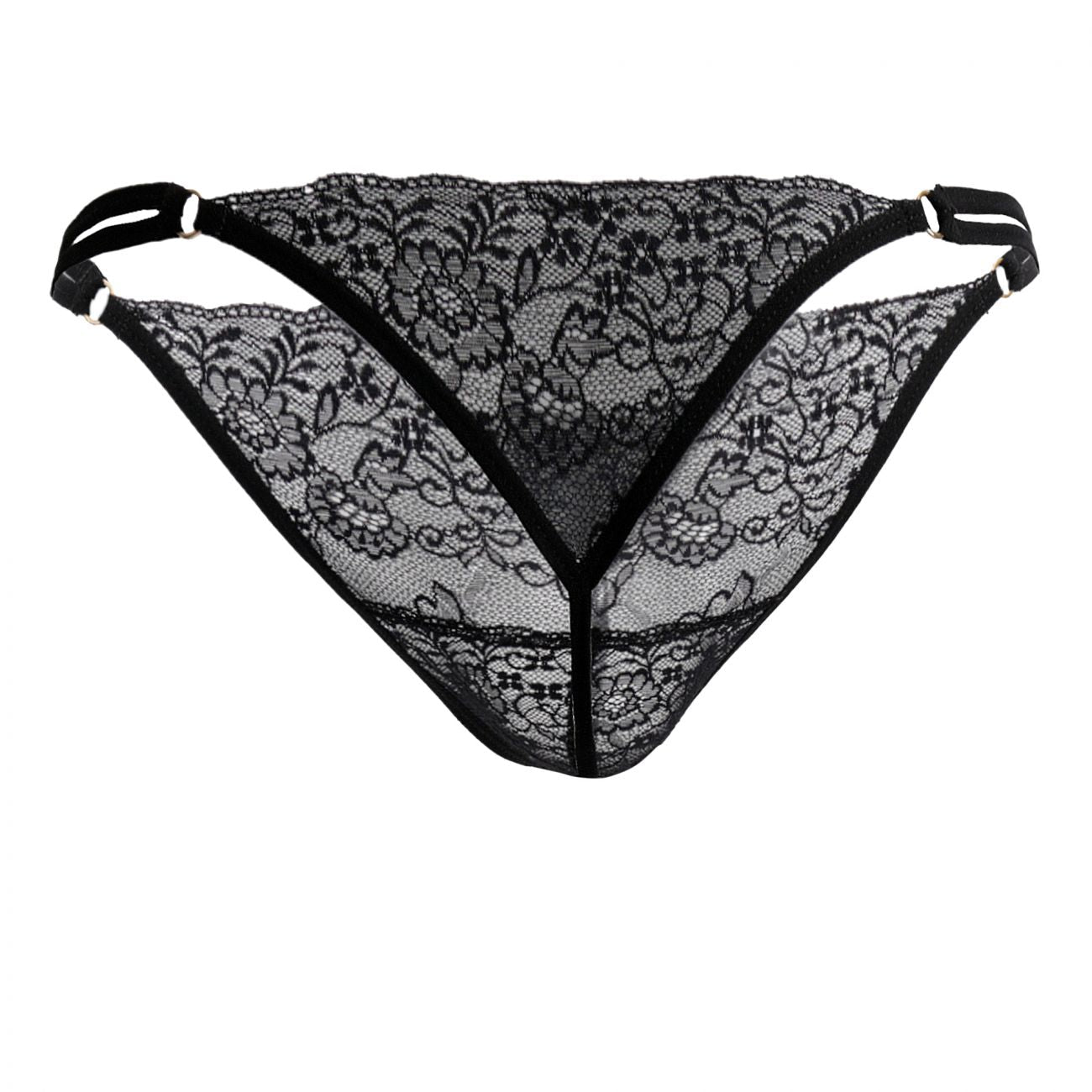 CandyMan 99421 String en dentelle couleur noire
