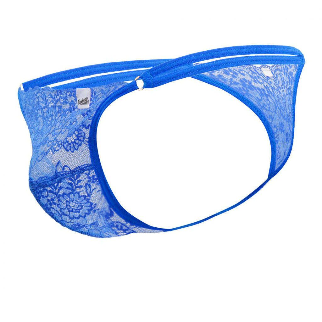 CandyMan 99421 String dentelle couleur bleu