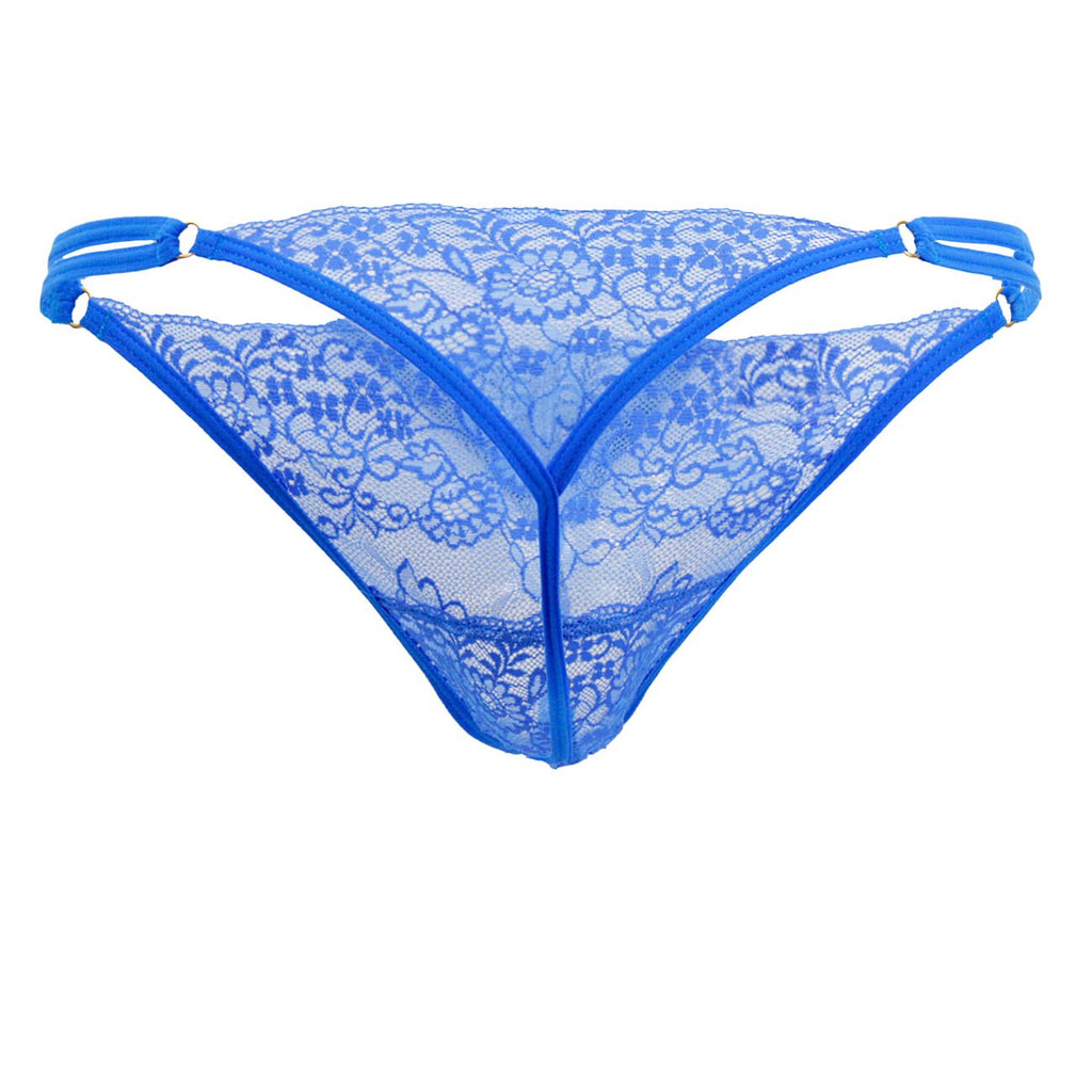 CandyMan 99421 String dentelle couleur bleu