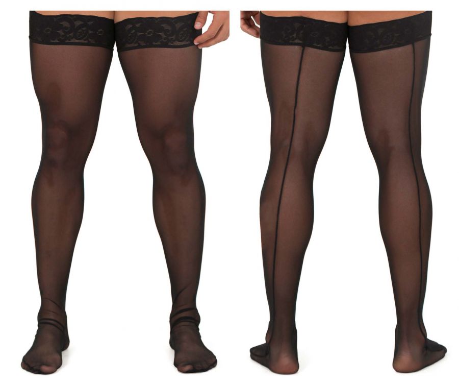 CandyMan 99533 Netz-Overknees Farbe Schwarz