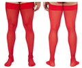 CandyMan 99533 Netz-Overknees Farbe Rot