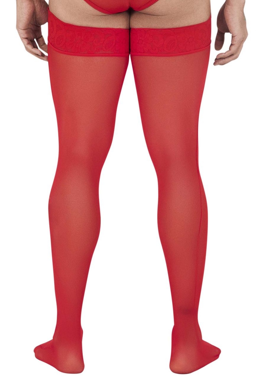 CandyMan 99533 Netz-Overknees Farbe Rot
