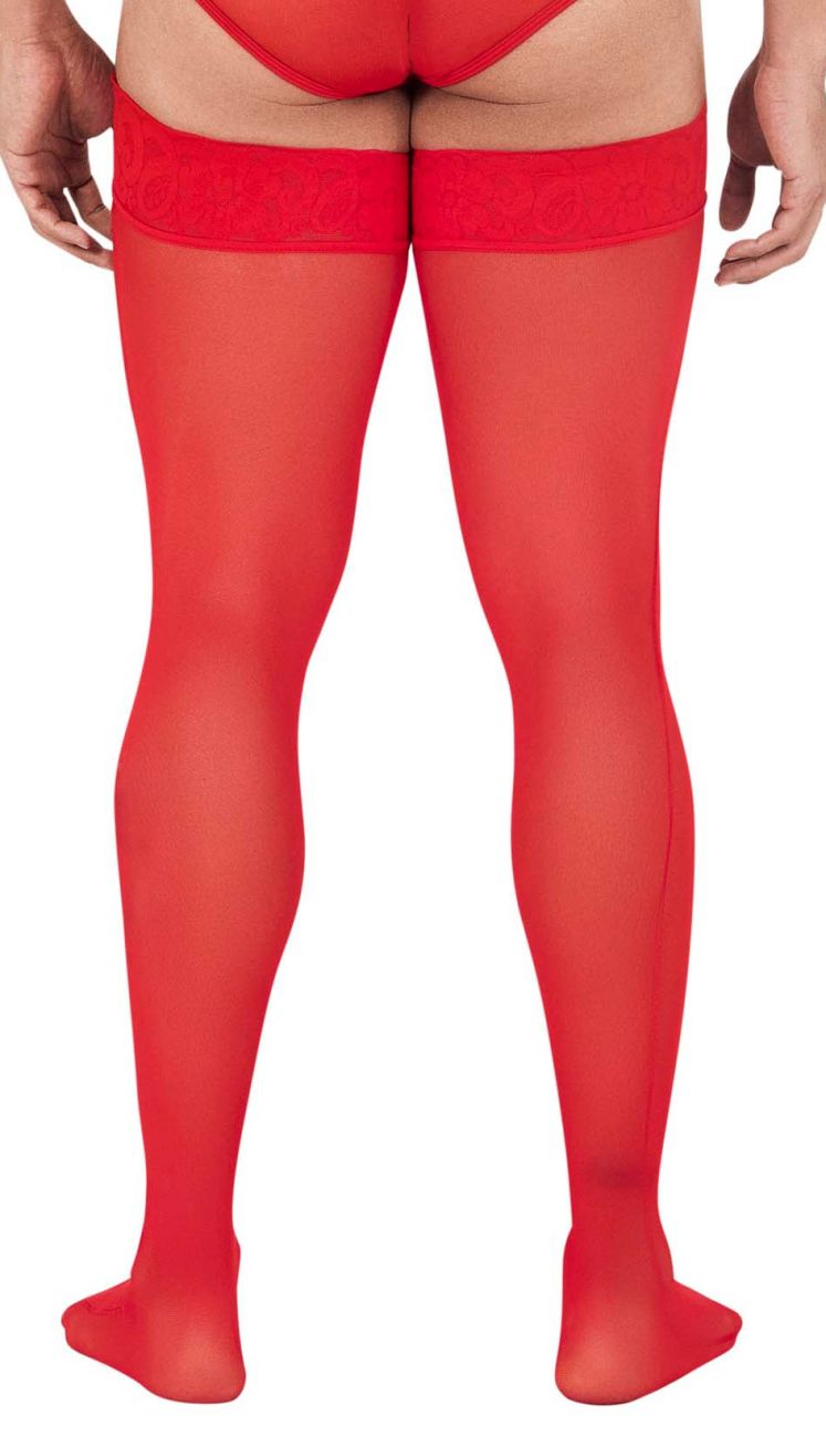 CandyMan 99533 Netz-Overknees Farbe Rot