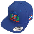 Escudo República Dominicana - Casquette Snapback Royale - Chapeau Couleurs