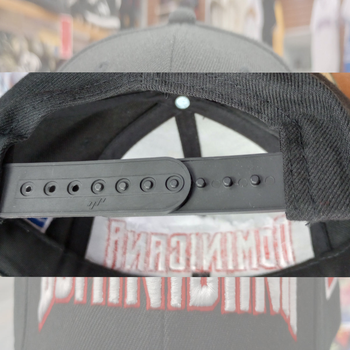 Casquette snapback noire République dominicaine