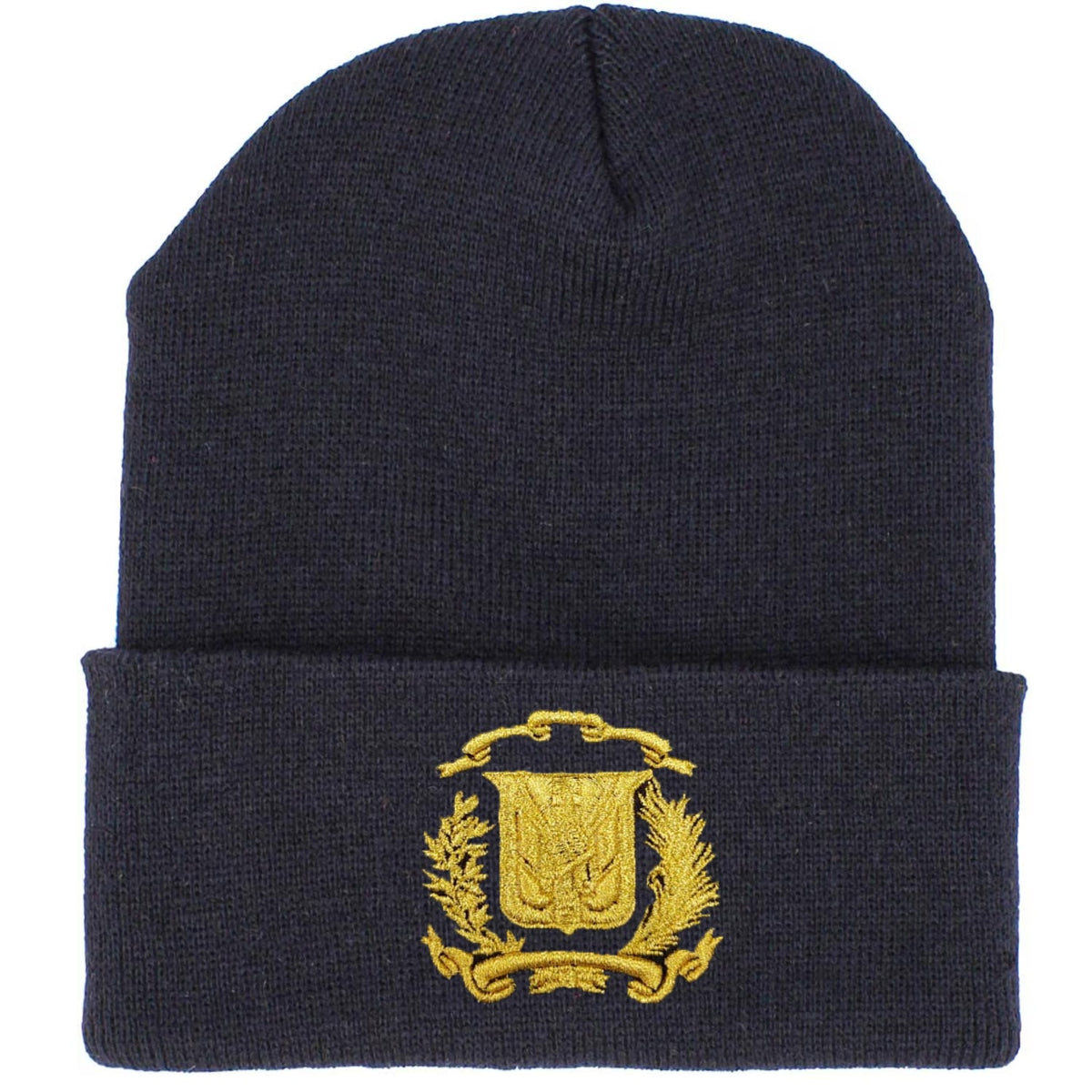 Bonnet noir Skully Drapeau Dominicain