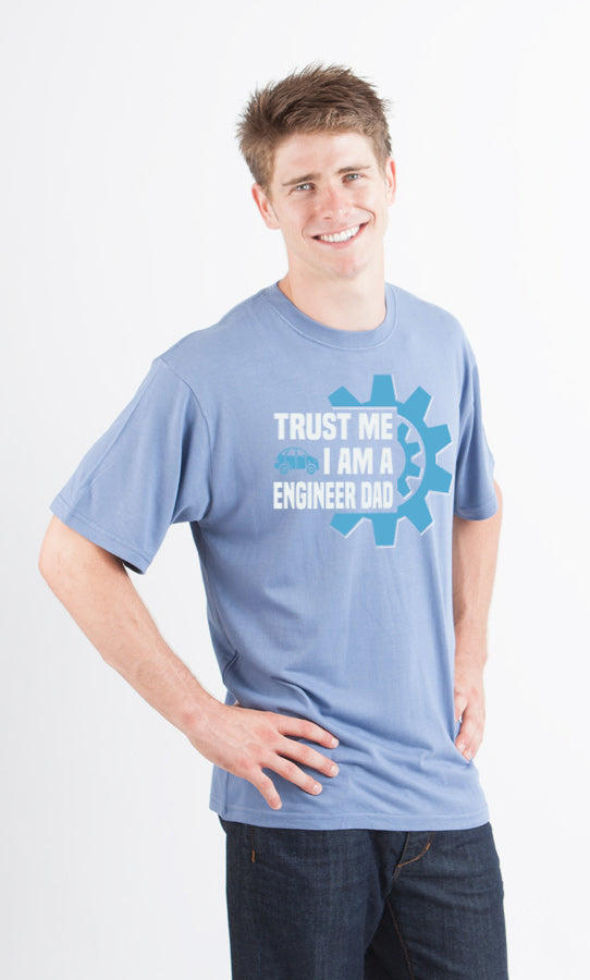 Trust Me I'm a Engineer Dad Men's Bamboo Viscose/Organic Cotton Short Sleeve Graphic T-Shirt - The7Letter