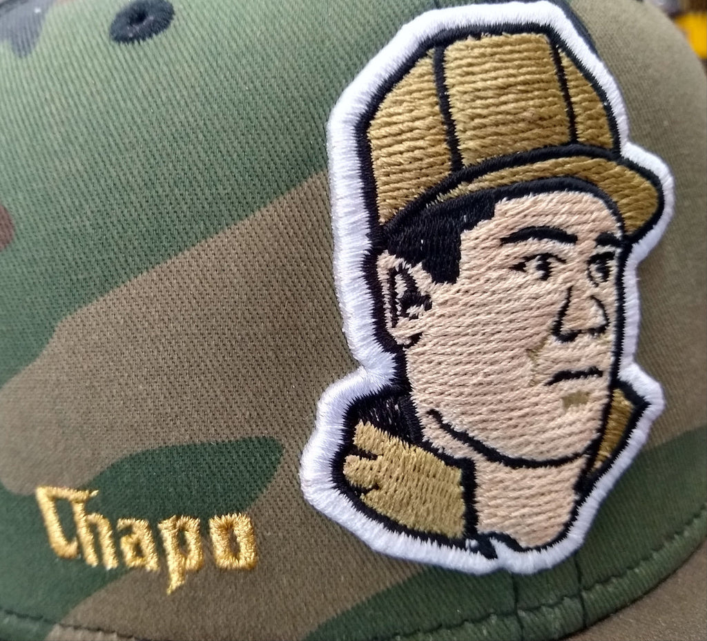Casquettes brodées du logo « El Chapo »