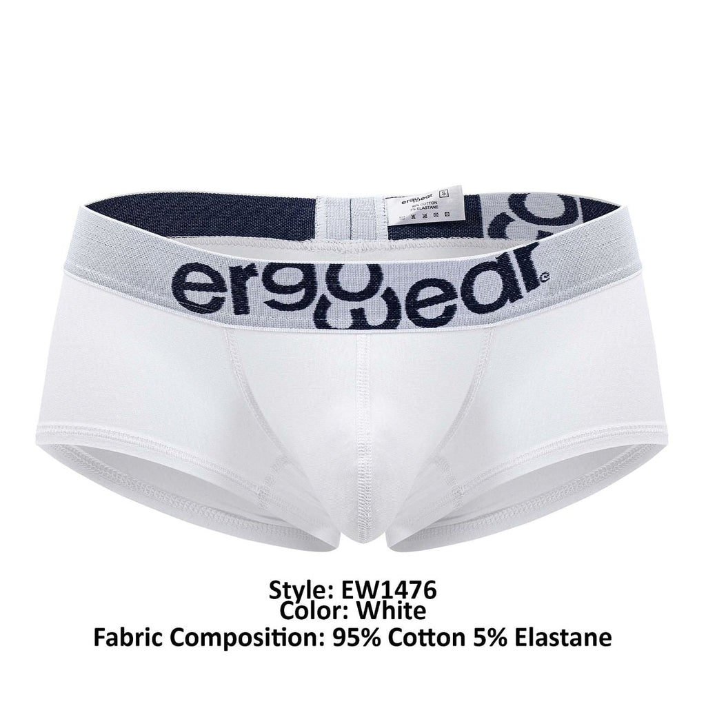 ErgoWear EW1476 MAX COTTON Trunks Farbe Weiß