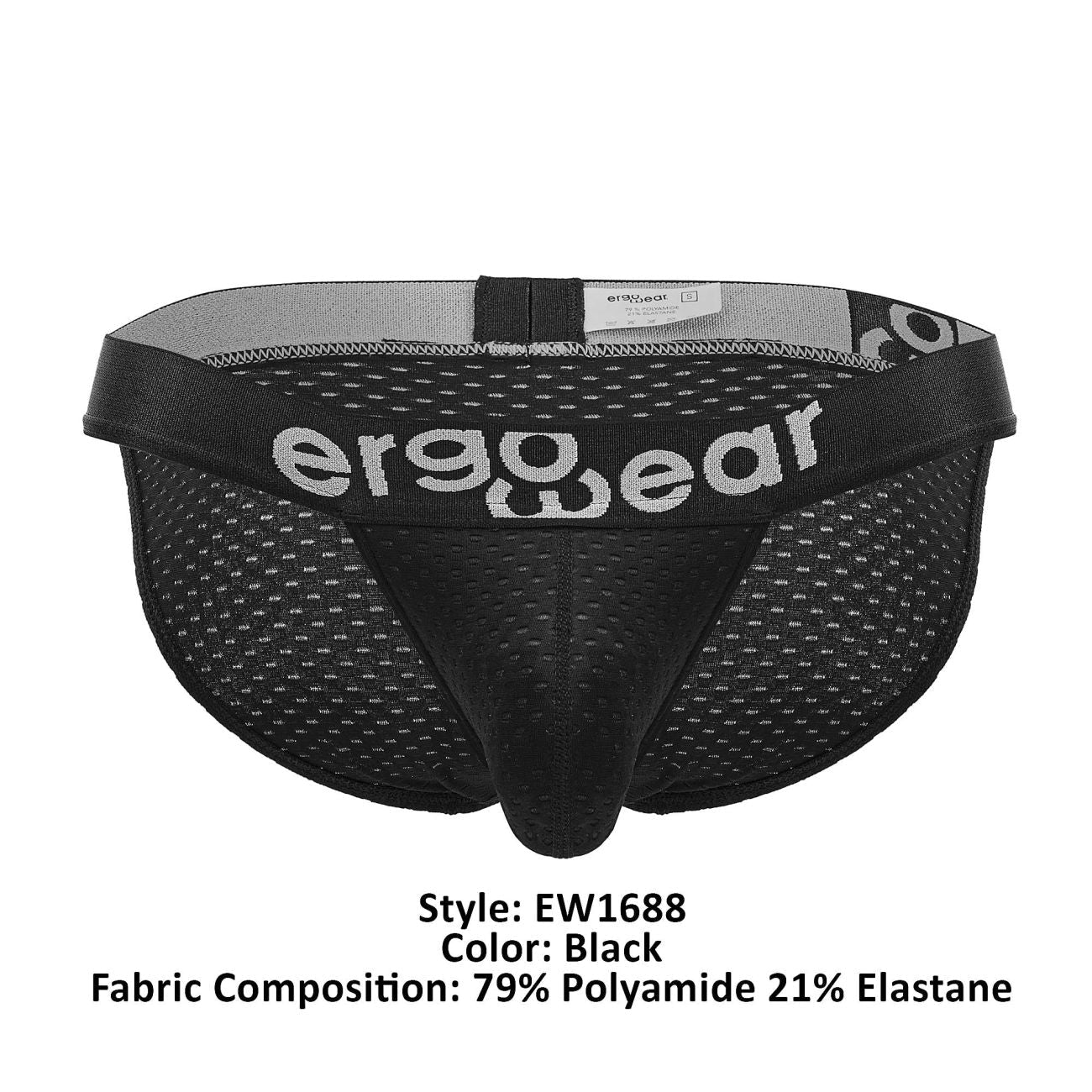 ErgoWear EW1688 MAX FLOW Slip Bikini Couleur Noir