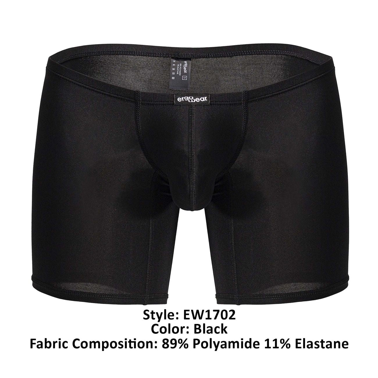 ErgoWear EW1702 Caleçon Boxer X4D Couleur Noir