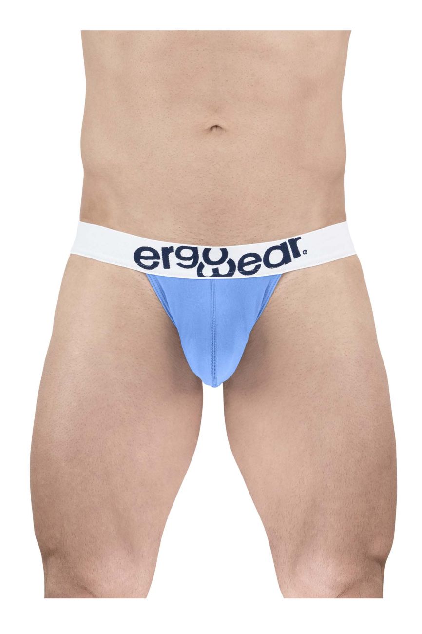 ErgoWear EW1711 MAX COTTON Tanga Couleur Bleu Clair