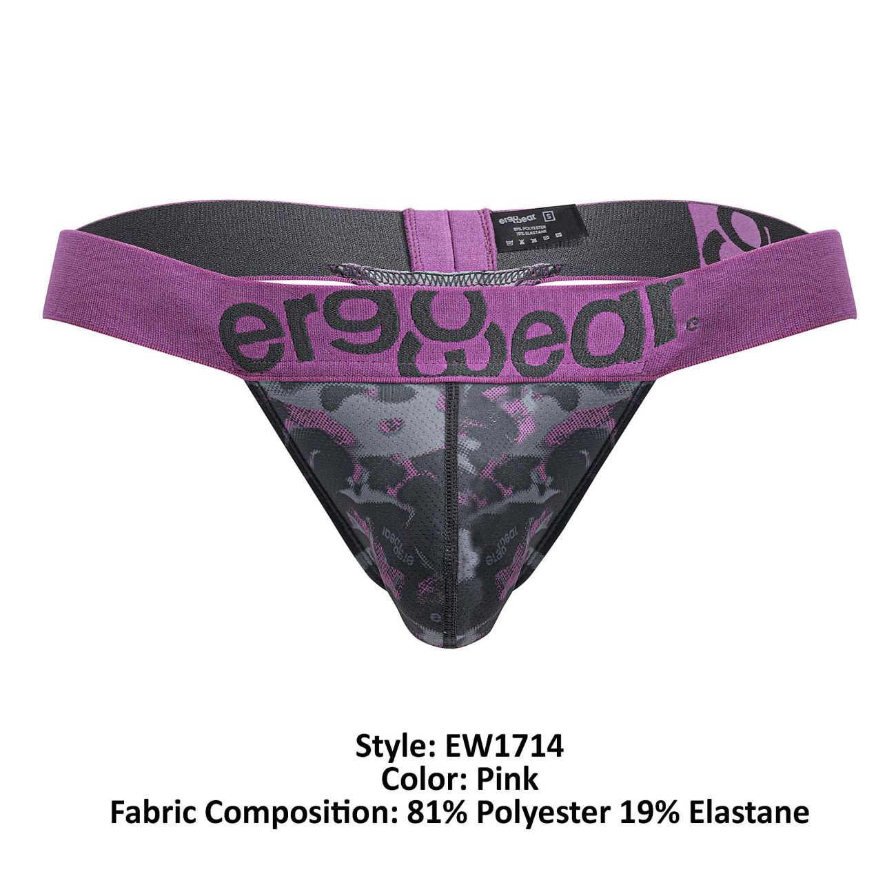 ErgoWear EW1714 MAX SE CAMO G-String Coloris Rose