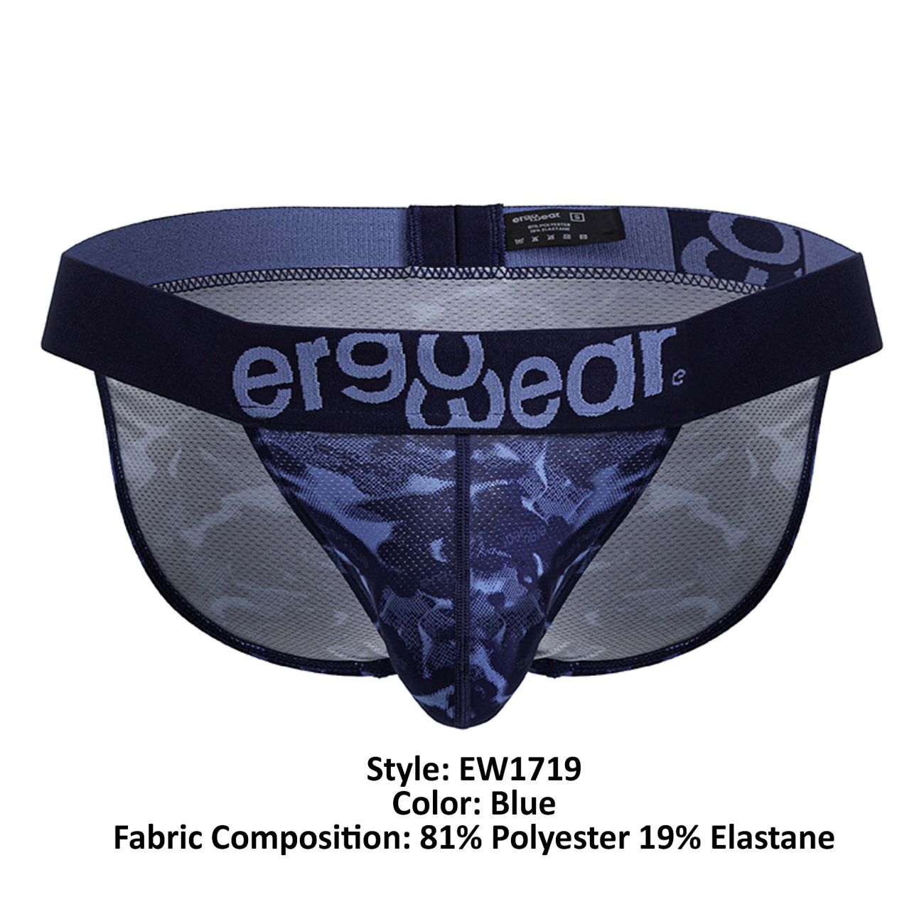 ErgoWear EW1719 MAX SE CAMO Bikini Farbe Blau