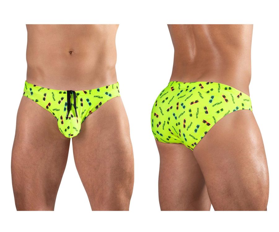 Slip de bain ErgoWear EW1765 X4D SW Couleur Jaune Vif