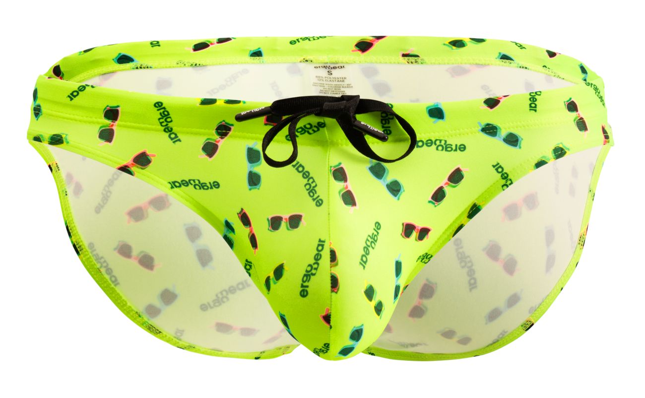 Slip de bain ErgoWear EW1765 X4D SW Couleur Jaune Vif