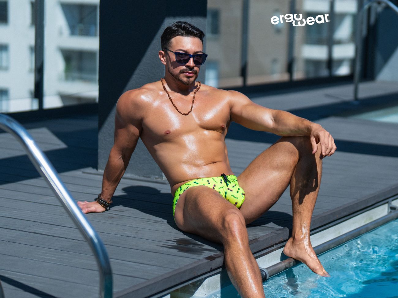 Slip de bain ErgoWear EW1765 X4D SW Couleur Jaune Vif