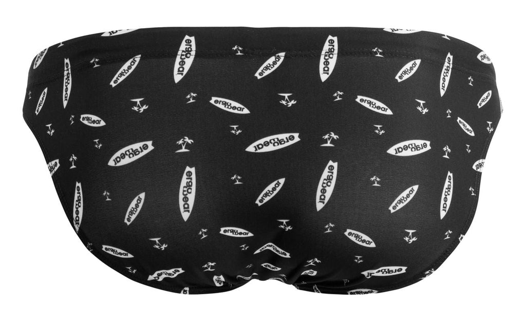 Slip de bain ErgoWear EW1766 X4D SW coloris Noir-Blanc