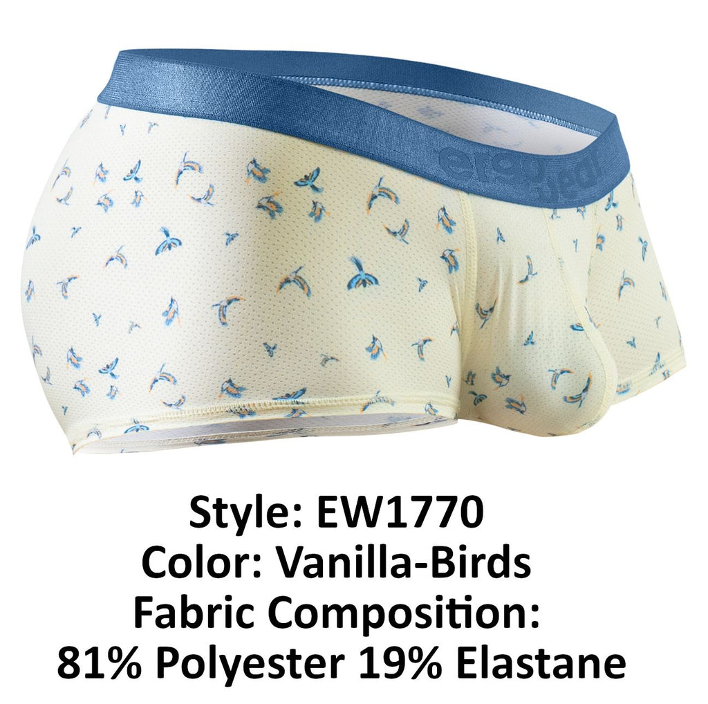 ErgoWear EW1770 SLK SE Trunks Couleur Vanille-Oiseaux