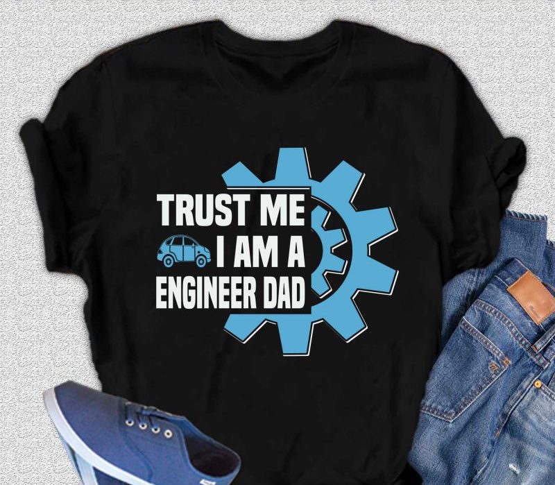 Trust Me I'm a Engineer Dad Men's Bamboo Viscose/Organic Cotton Short Sleeve Graphic T-Shirt - The7Letter