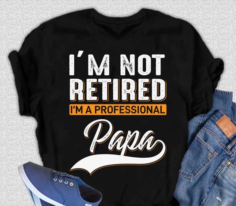 I'm not Retired Men's Bamboo Viscose/Organic Cotton Short Sleeve Graphic T-Shirt - The7Letter