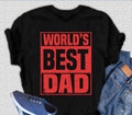 World's Best Dad Men's Bamboo Viscose/Organic Cotton Short Sleeve Graphic T-Shirt - The7Letter