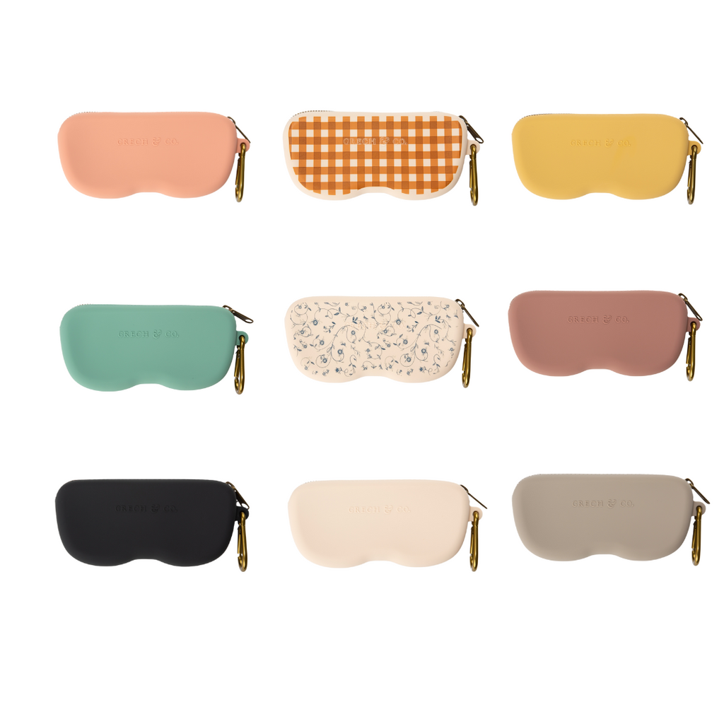 Zip + Go Case | Soft Silicone | Heather Rose - The7Letter