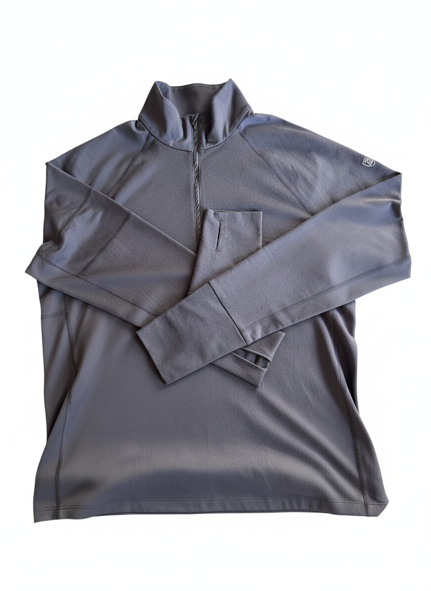 Foudy Mid-Weight Long Sleeve ½ Zip Top - The7Letter