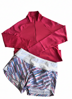 Foudy Mid-Weight Long Sleeve ½ Zip Top - The7Letter