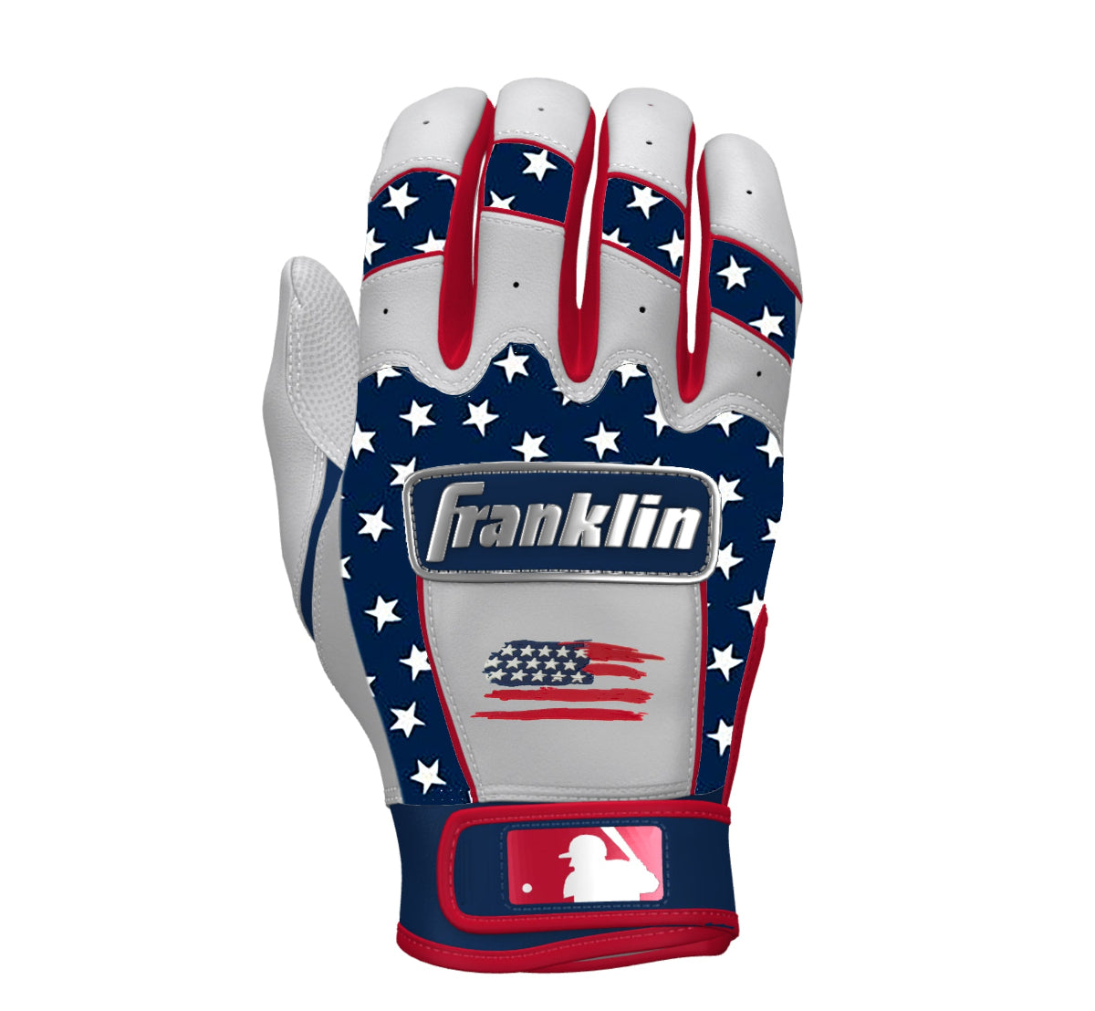 Gants de frappeur Franklin CFX Chrome 2024 du 4 juillet pour homme