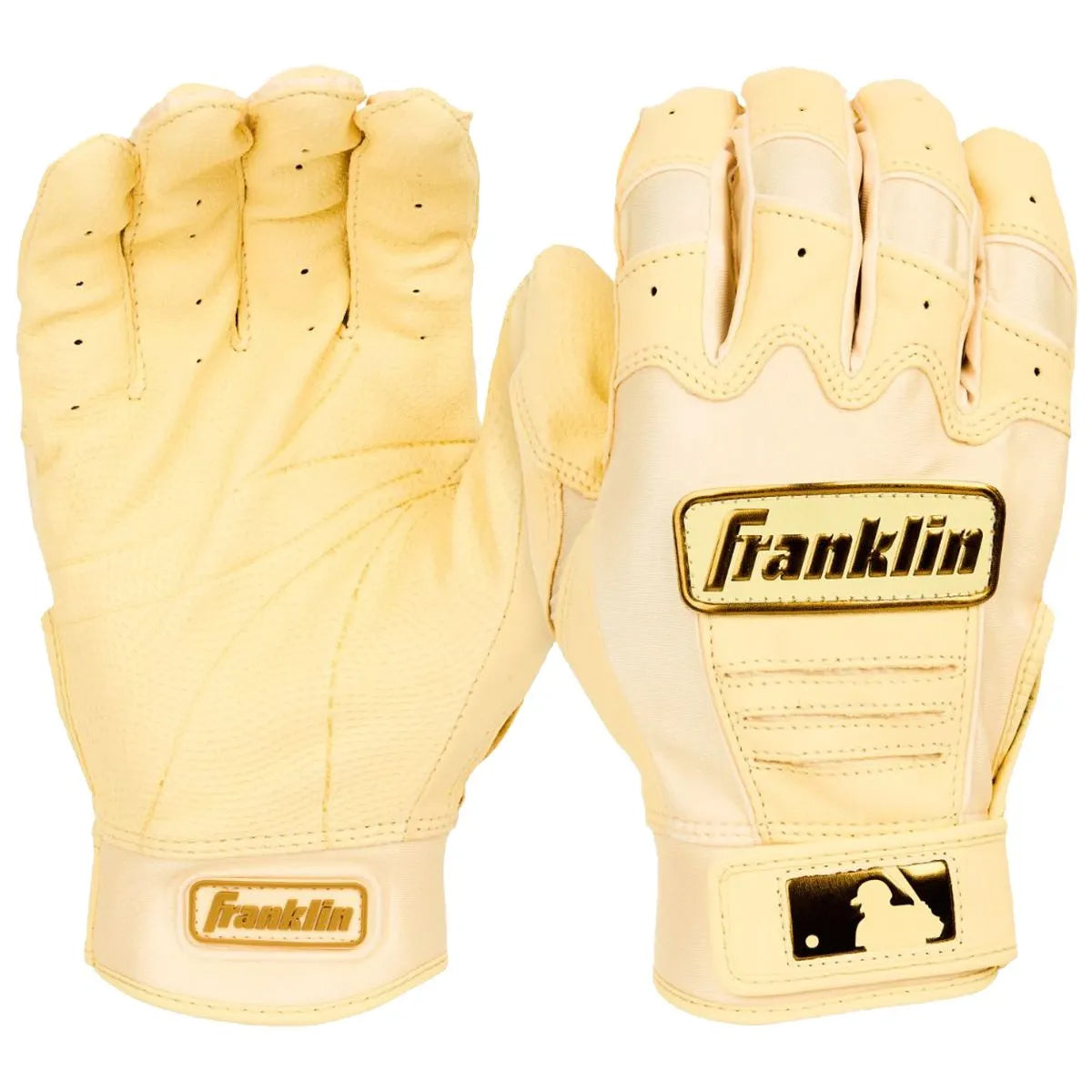 Gants de frappeur Franklin CFX Pro Chrome | Édition Or | Adhérence de niveau professionnel MLB | 20793F