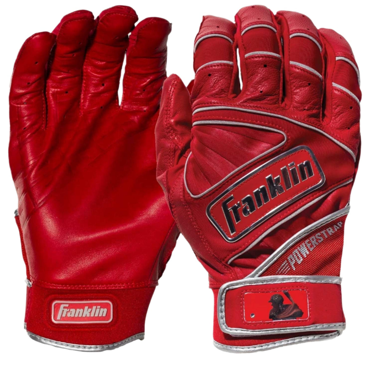 Gants de frappeur Franklin Powerstrap Chrome - (20493F)