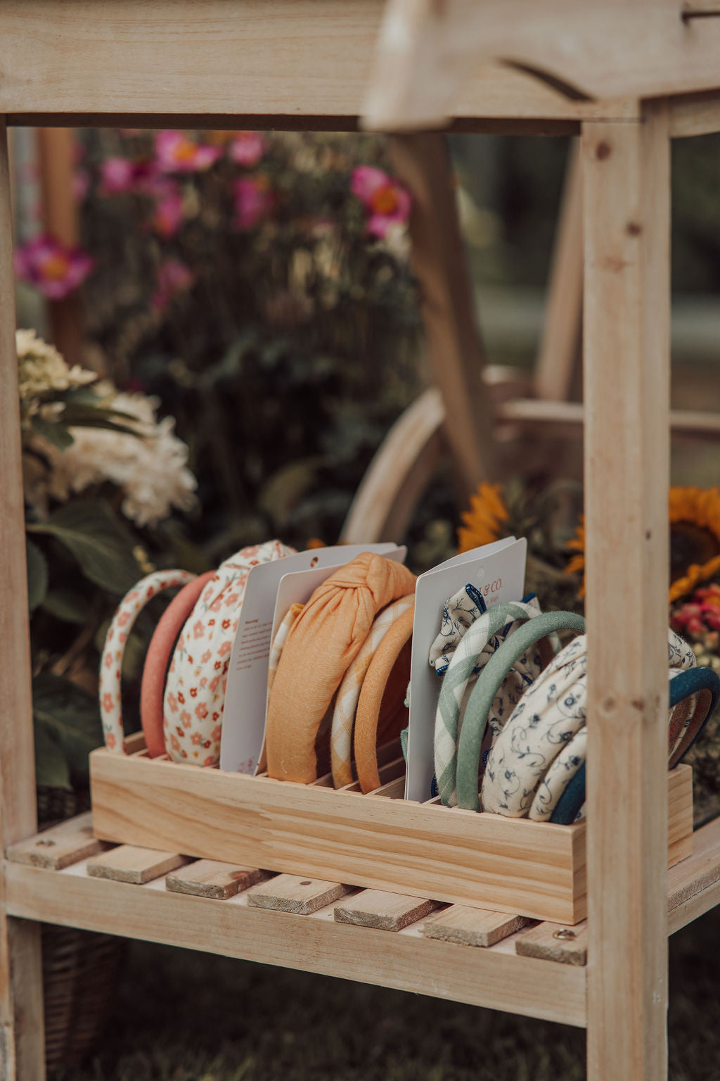 Classic Knot Headband | Organic Cotton | Sunset Meadow - The7Letter