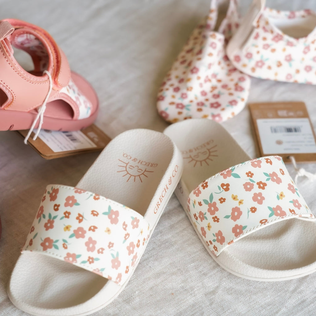 Slide Sandal | Sunset Meadow - The7Letter