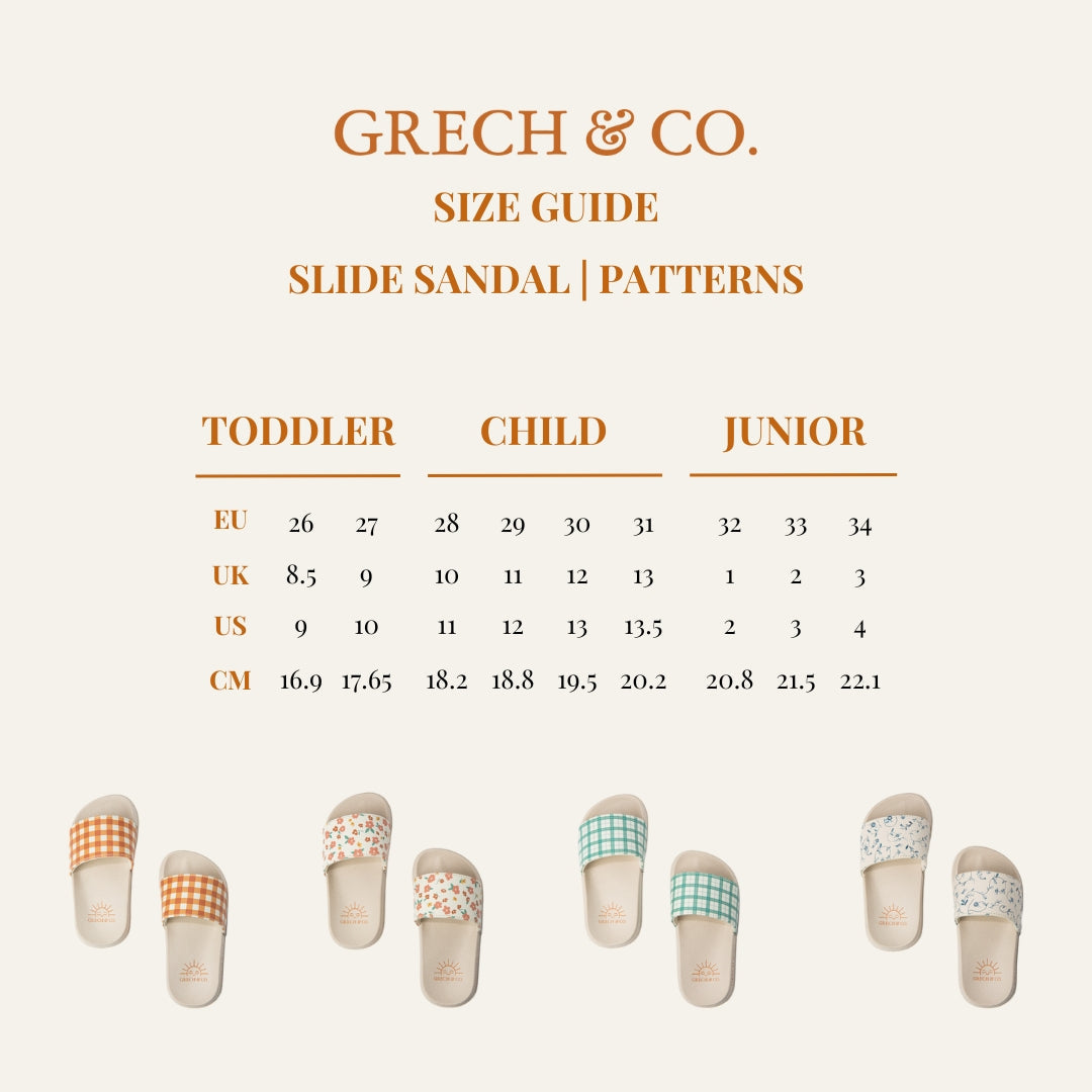Slide Sandal | Sunset Meadow - The7Letter