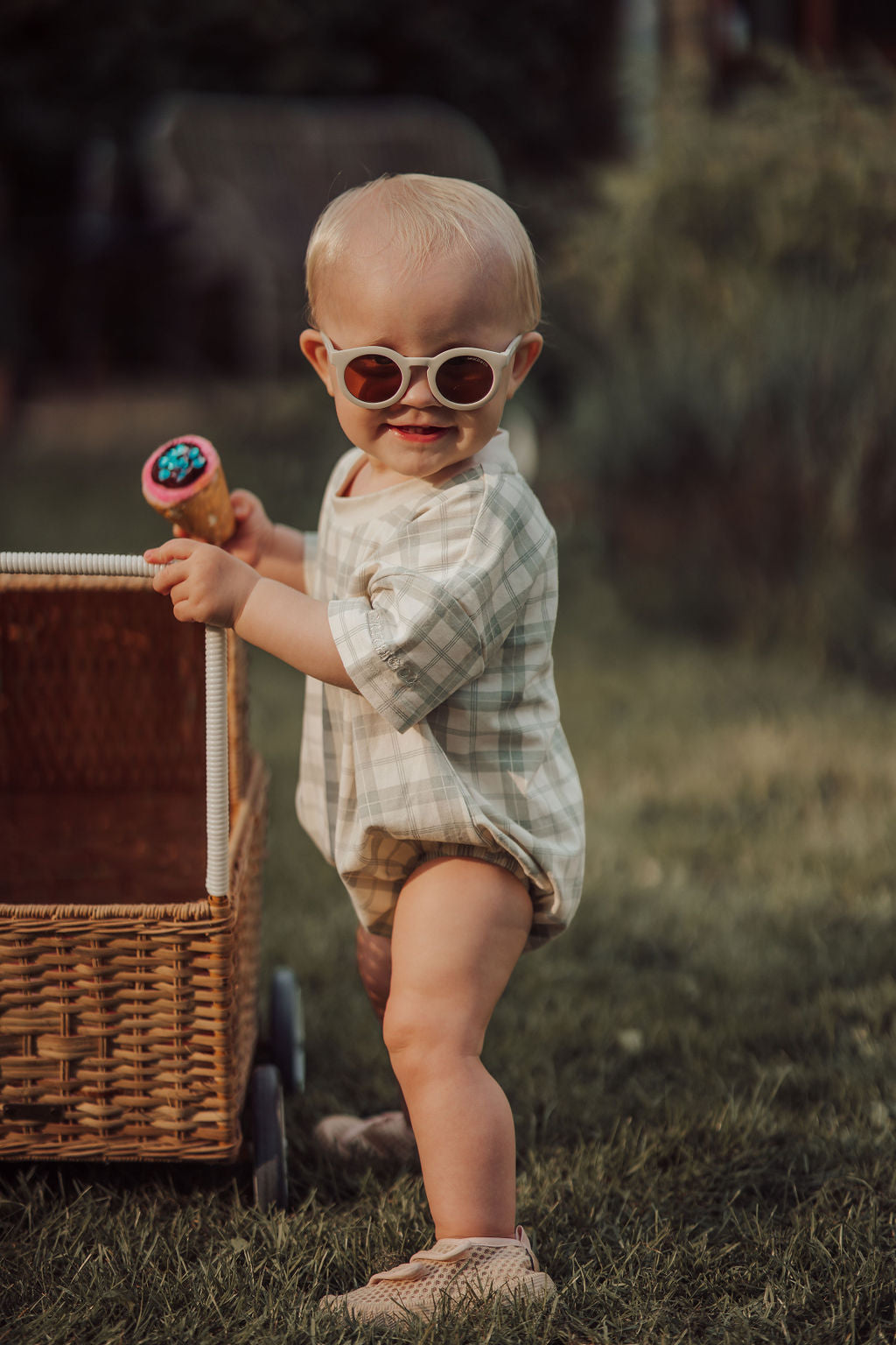 Classic | Sustainable Sunglasses | Plant-Based Bendable Polarized - Baby | 0-2 Y - The7Letter