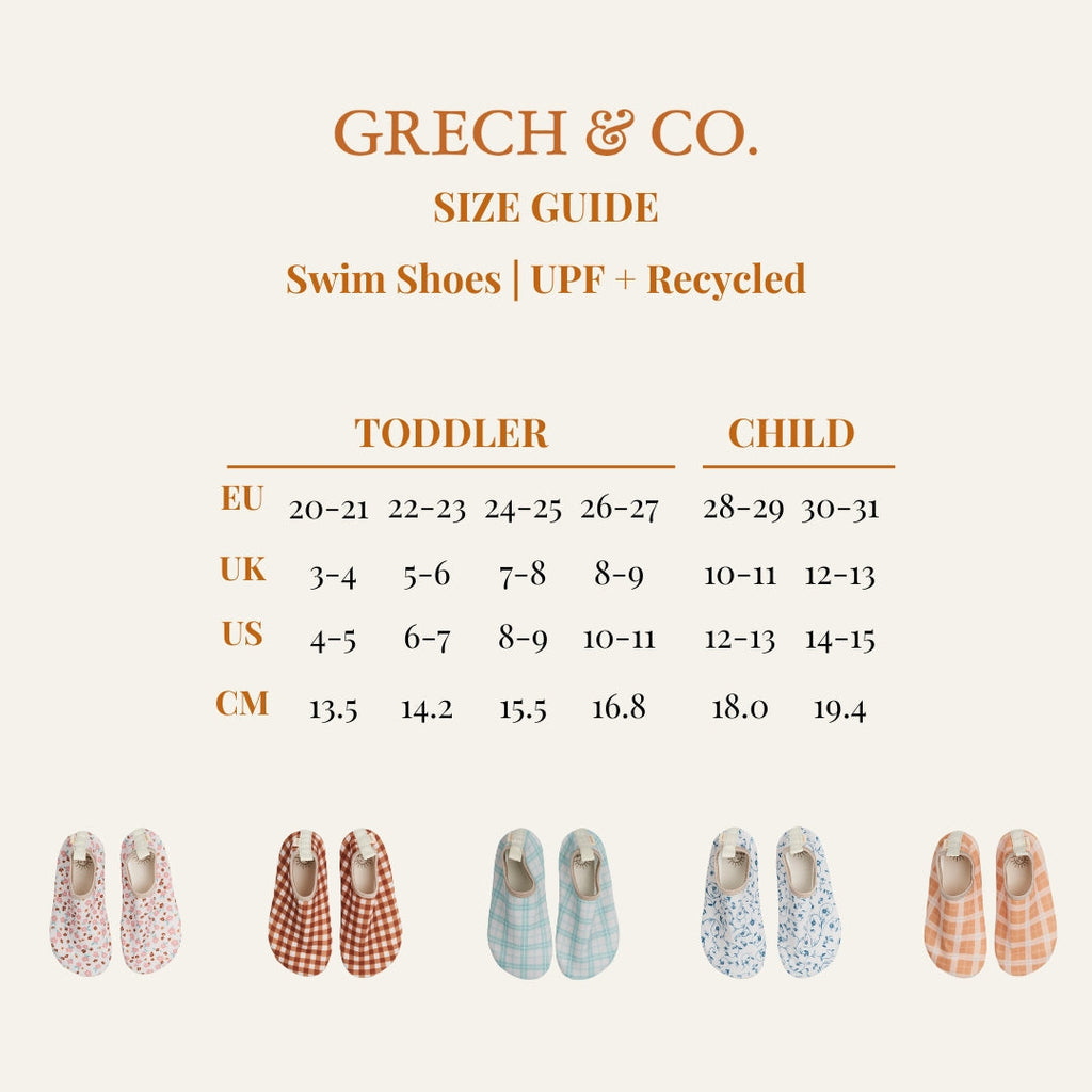 Swim Shoes - Buckwheat Plaid - The7Letter