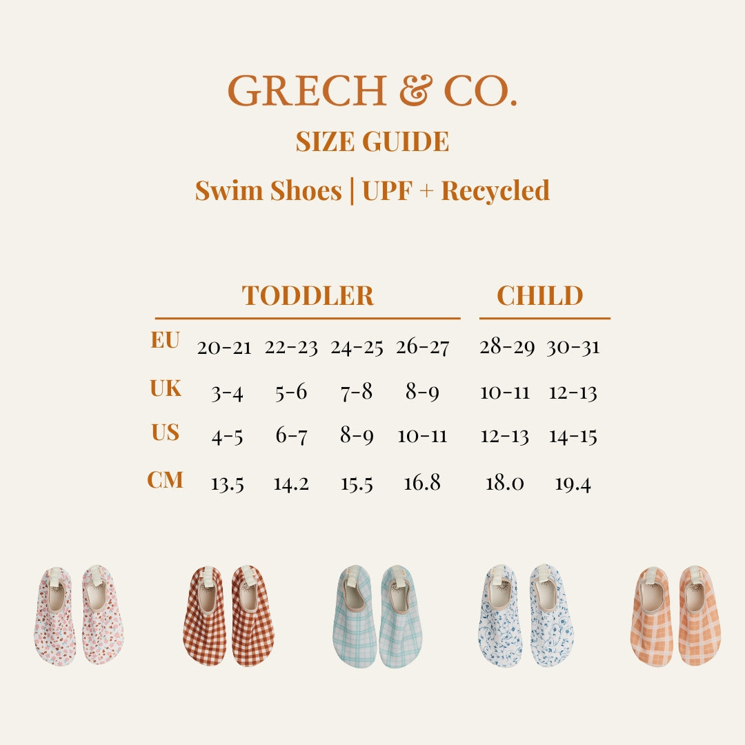 Swim Shoes - Scandi Floral - The7Letter